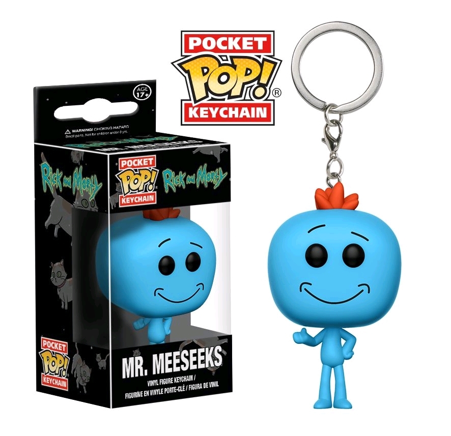Rick & Morty - Mr. Meeseeks - Pocket Pop! Keychain image