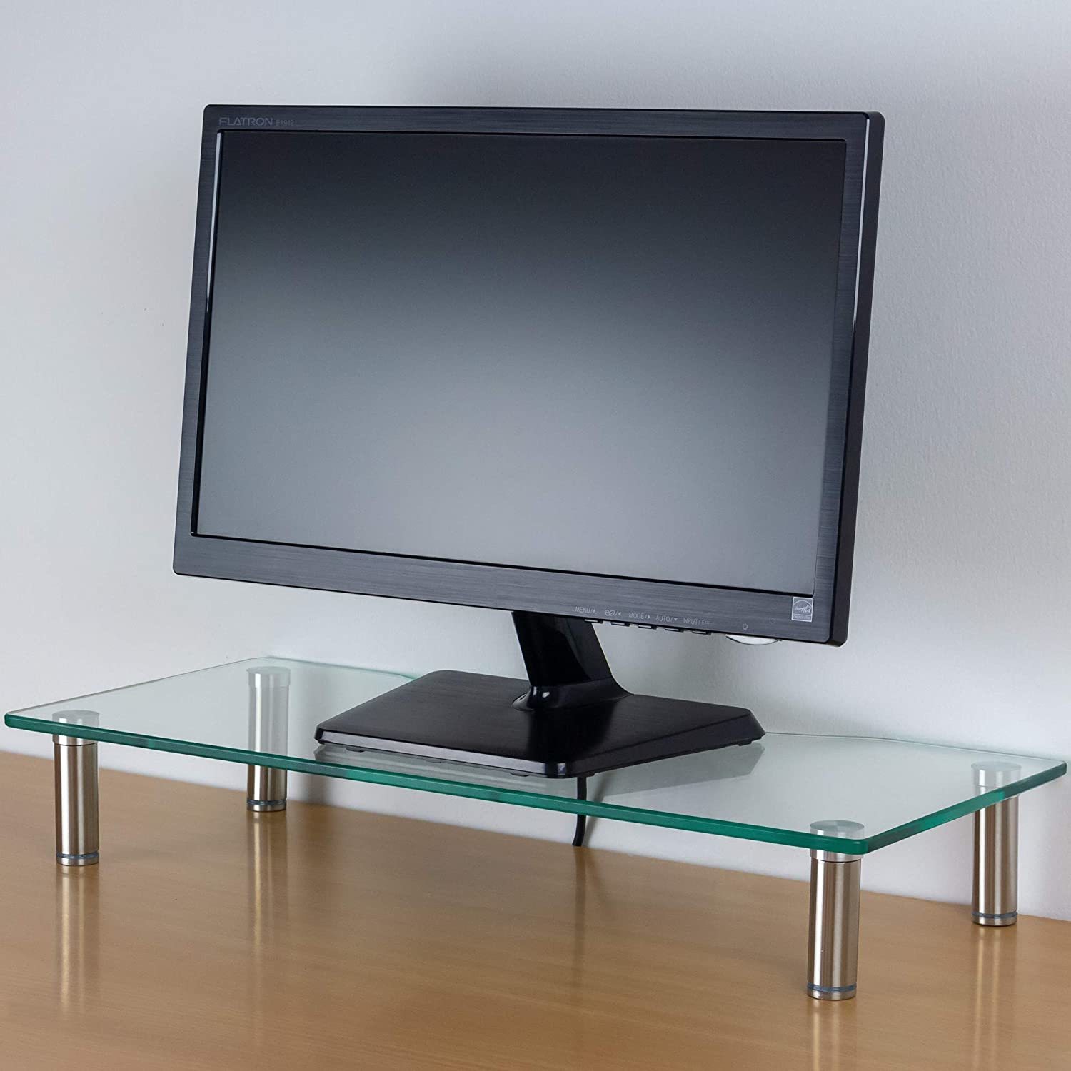 Gorilla Arms Glass Monitor Riser