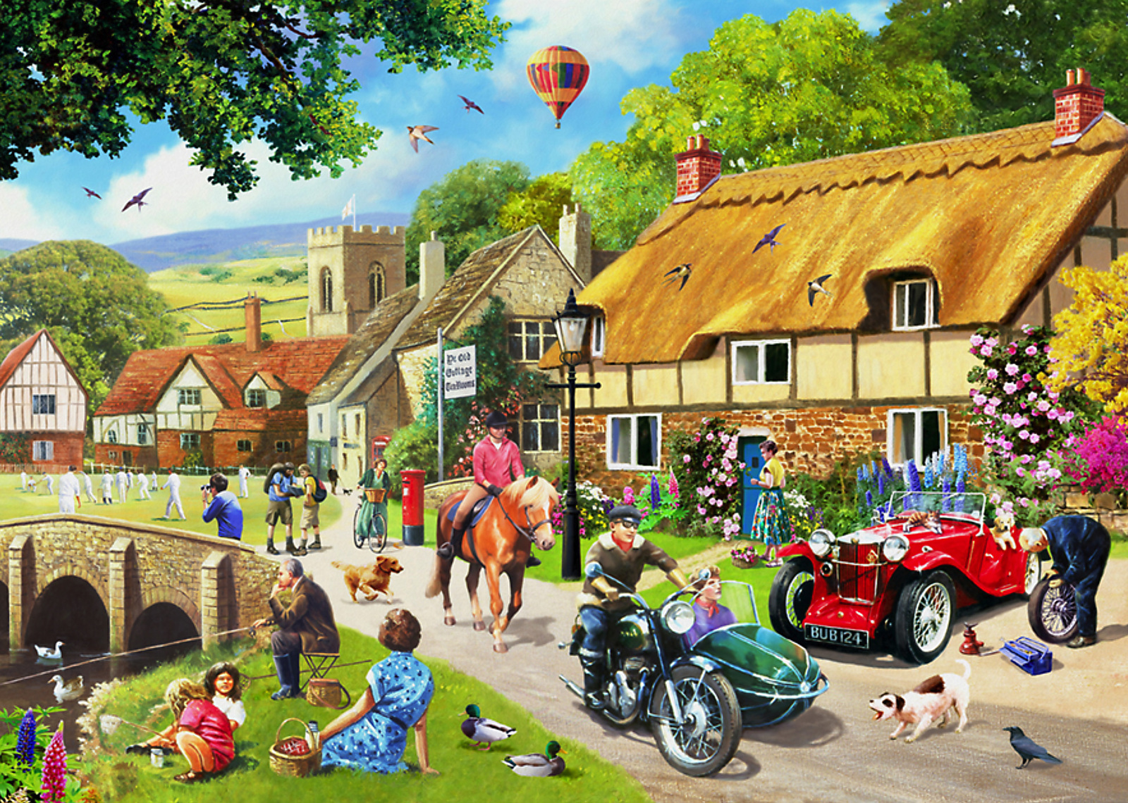 Holdson 1000 Piece Puzzle A Simple Way Of Life Summer Village 