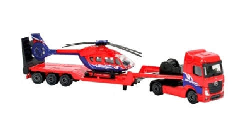 Majorette: Utility Transporter Playset - Helicopter image