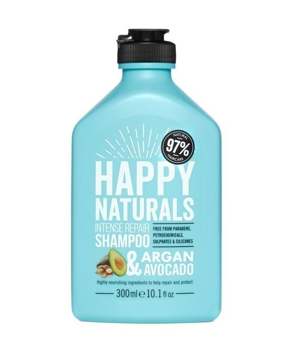 Happy Naturals: Intense Repair Shampoo - Argan & Avocado (300ml) image