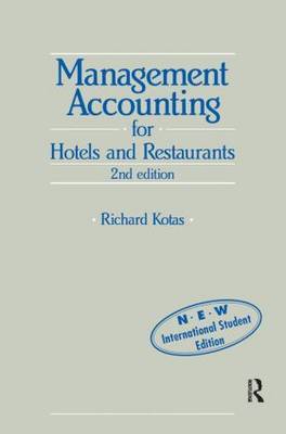 Management Accounting for Hotels and Restaurants by Richard Kotas image