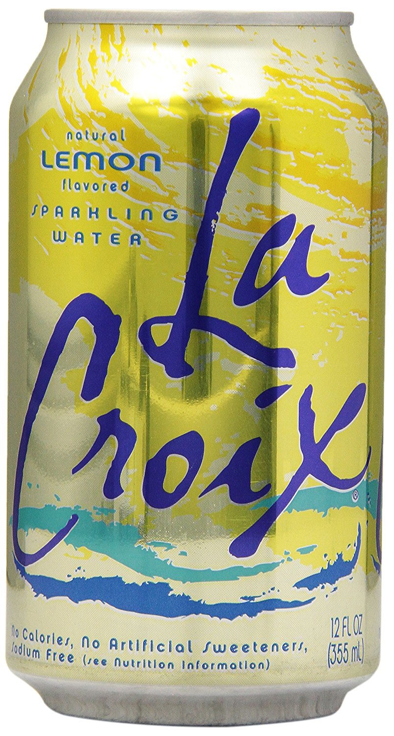 La Croix Sparkling Water - Lemon 355ml Can (24 Pack)