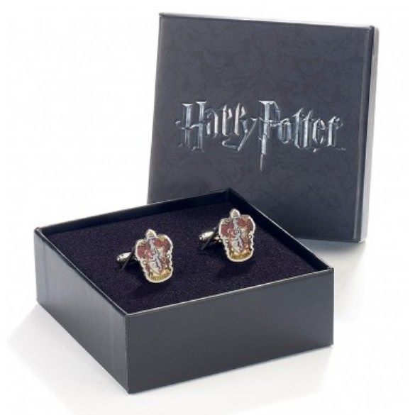 Harry Potter: Silver Plated Gryffindor Crest Cufflink image