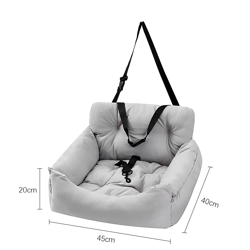 Buy Petswol Pet Booster Seat With Storage Pocket And Safety Leash