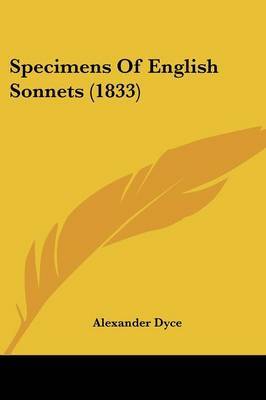 Specimens Of English Sonnets (1833) image