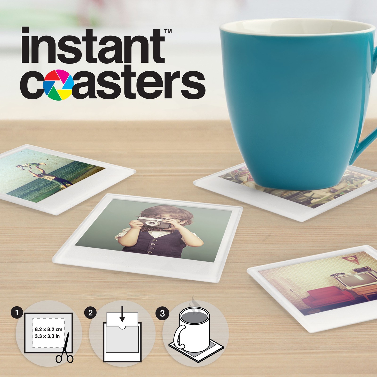 Mustard: Instant Coaster Set