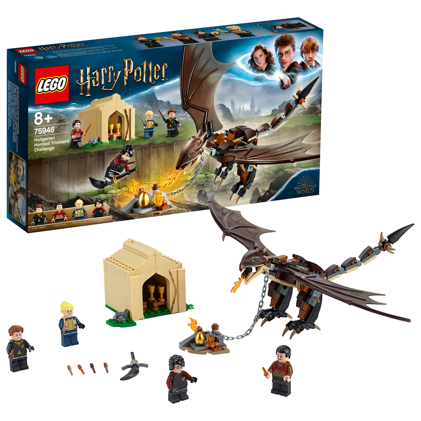 LEGO Harry Potter - Hungarian Horntail Triwizard Challenge image