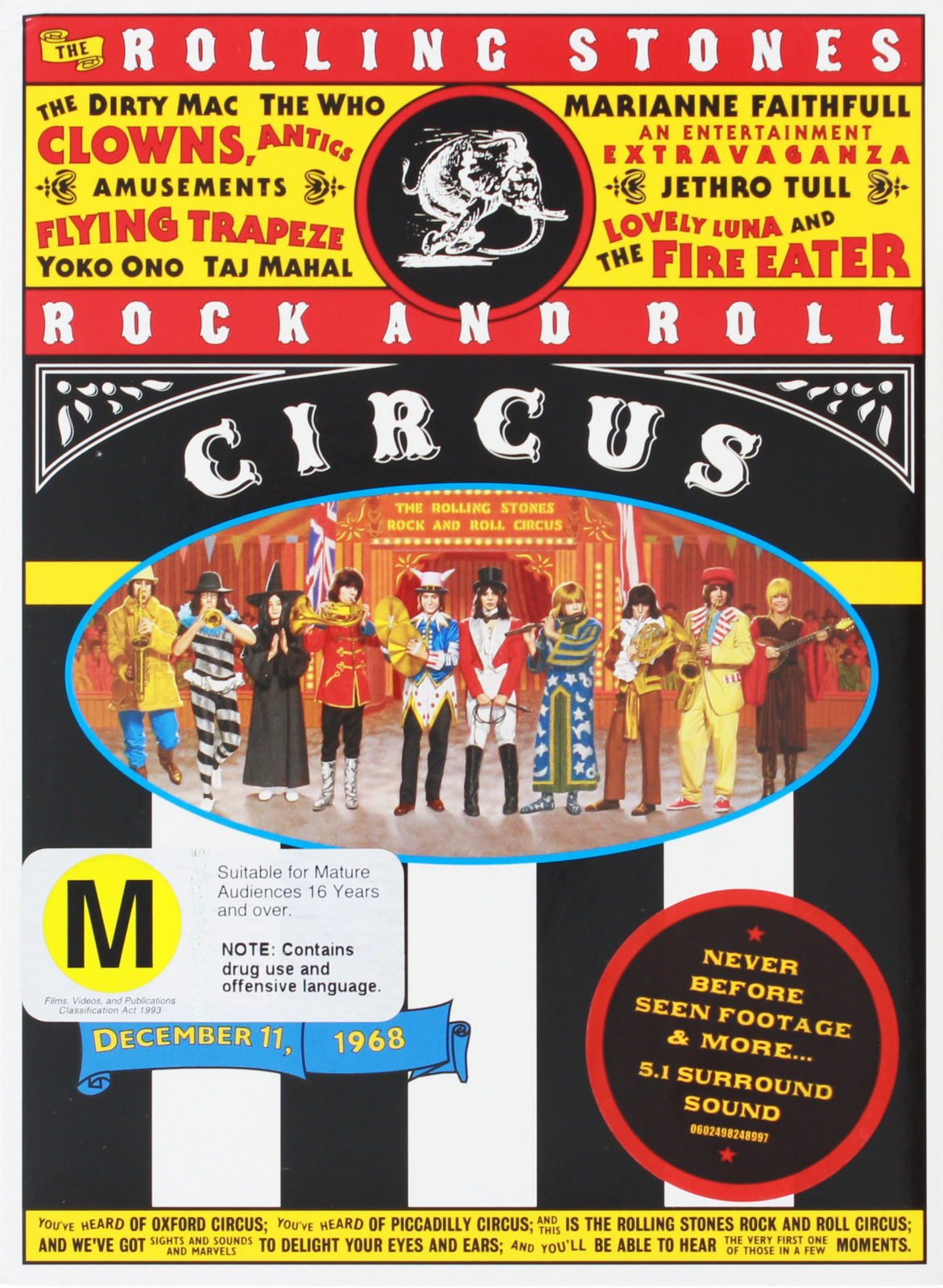 Rolling Stones: Rock & Roll Circus on DVD image