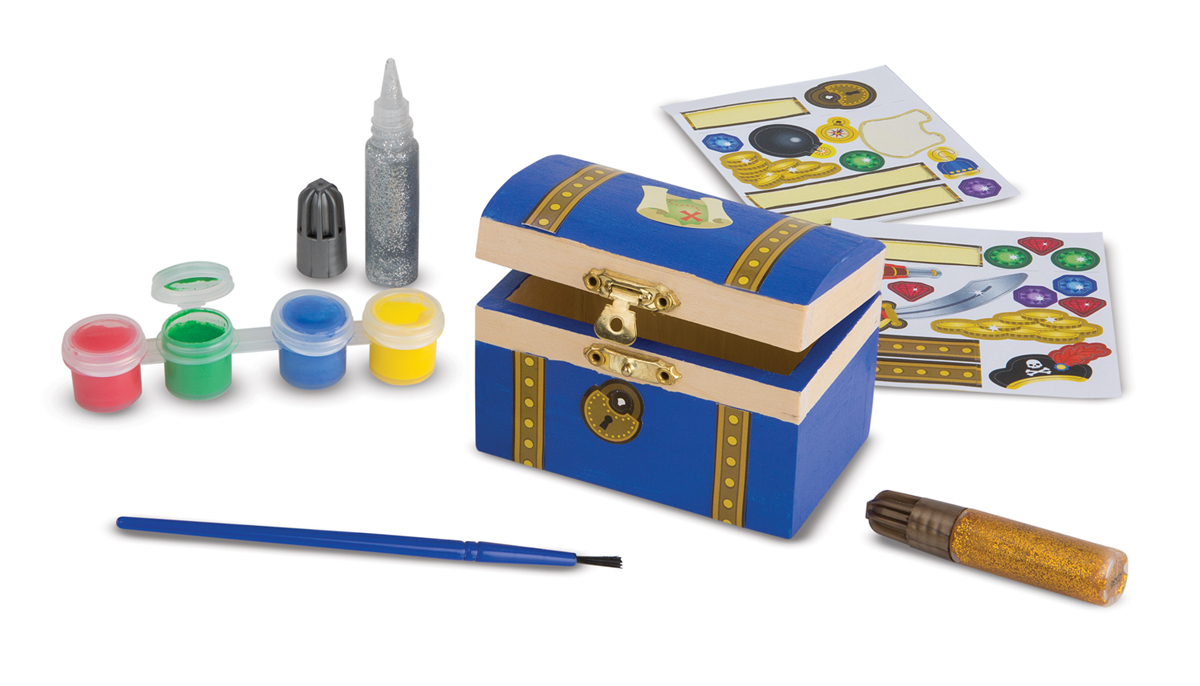 Melissa & Doug: Decorate Your Own - Pirate Chest image