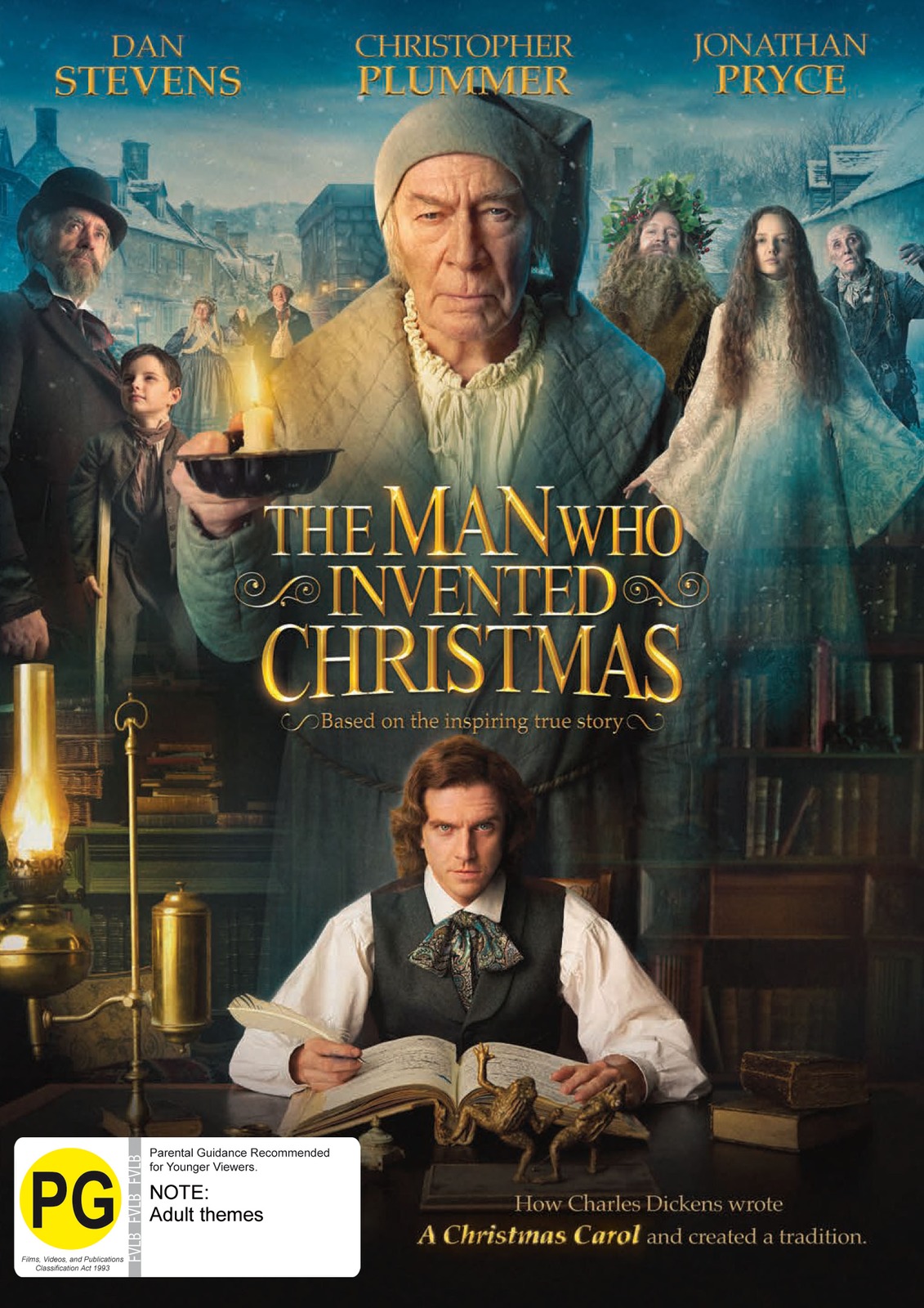 The Man Who Invented Christmas on DVD