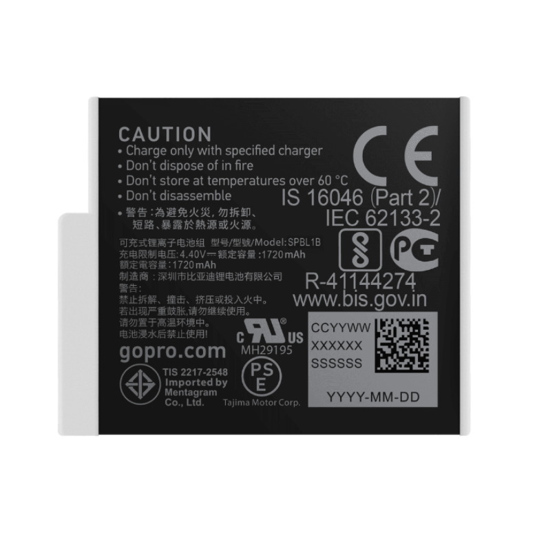 GoPro Enduro Cold Weather Rechargeable Battery at Mighty Ape NZ