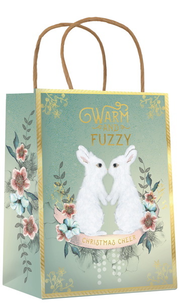 Papaya: Christmas Gift Bag - Bunnies image
