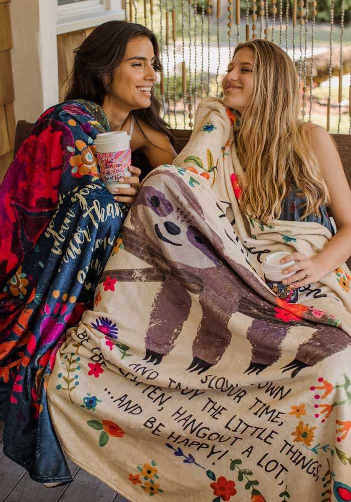 Natural Life Cozy Blanket Advice From A Sloth at Mighty Ape NZ