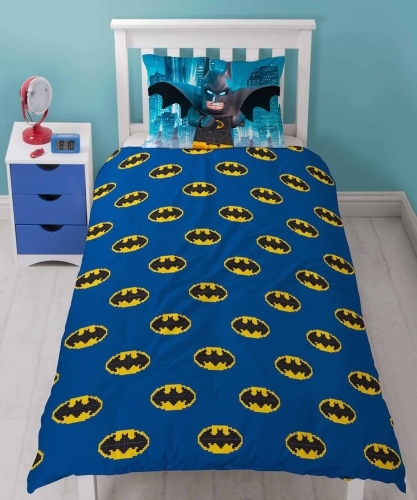 Lego Batman Hero Reversible Duvet Set - Single