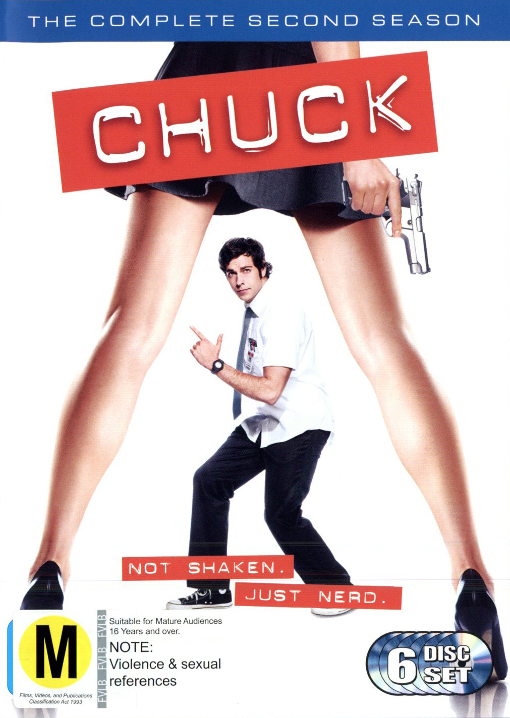 Chuck - The Complete 2nd Season (6 Disc Set) on DVD image