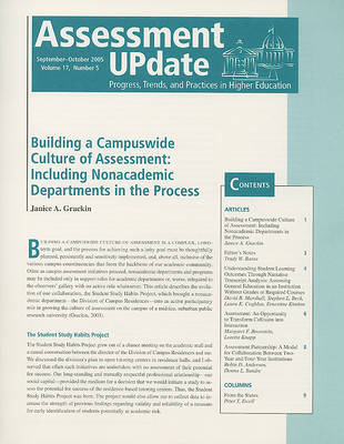 Assessment Update Volume 17, Number 5 September-october 2005