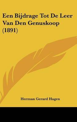 Een Bijdrage Tot de Leer Van Den Genuskoop (1891) by Herman Gerard Hagen image