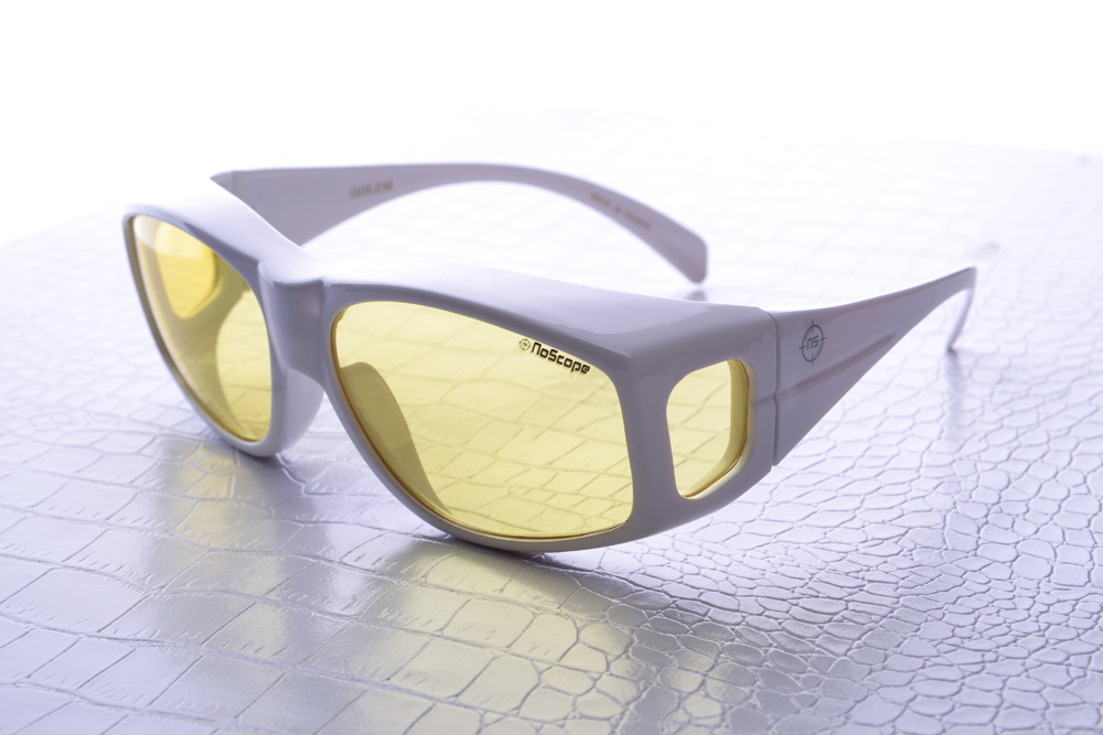 NoScope Golem Gaming Glasses (Rx Compatible) – Frost White for PC Games image