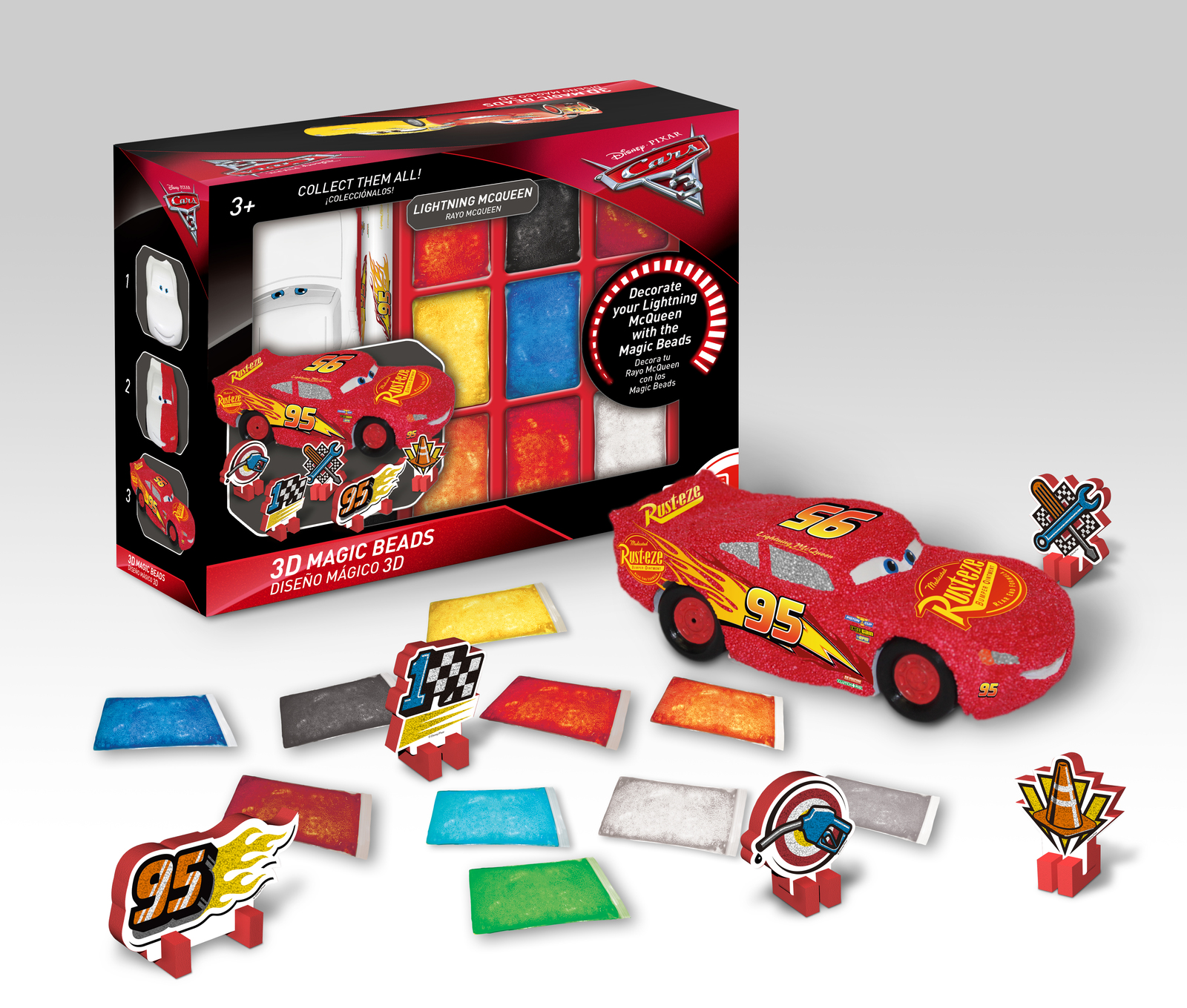 Disney Cars 3 - 3D Magic Beads Kit image