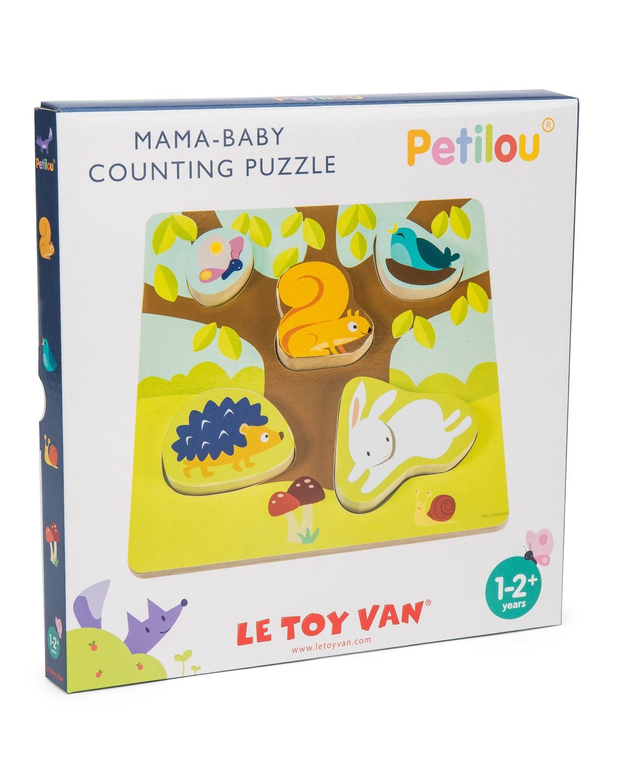 Le Toy Van: Petilou - Mama-Baby Counting Puzzle image