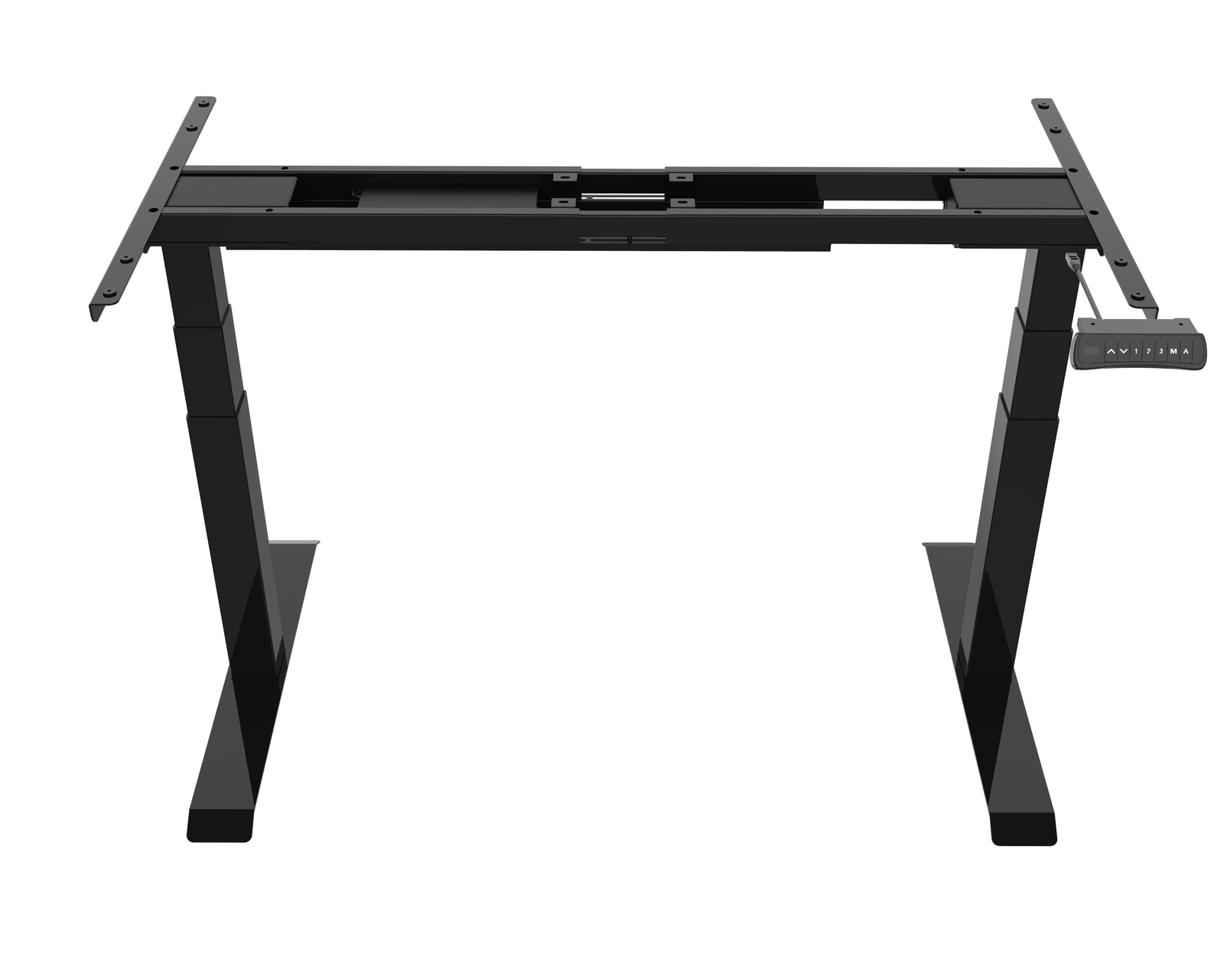 Gorilla Office: Height Adjustable Desk - Black/Black image