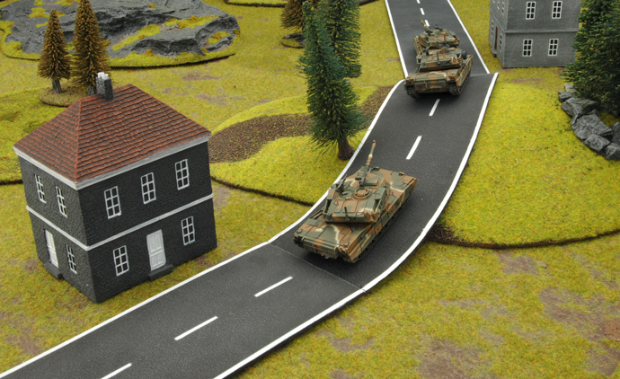 Flames of War: Modern Roads - Terrain Set