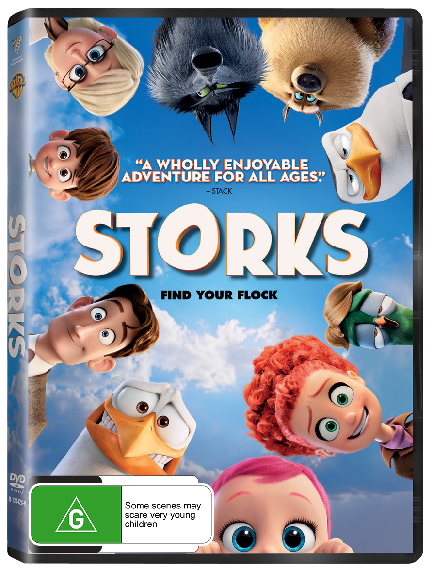 Storks on DVD image