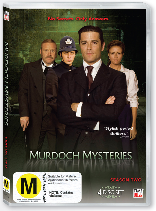 Murdoch Mysteries - Season Two (4 Disc Set) on DVD