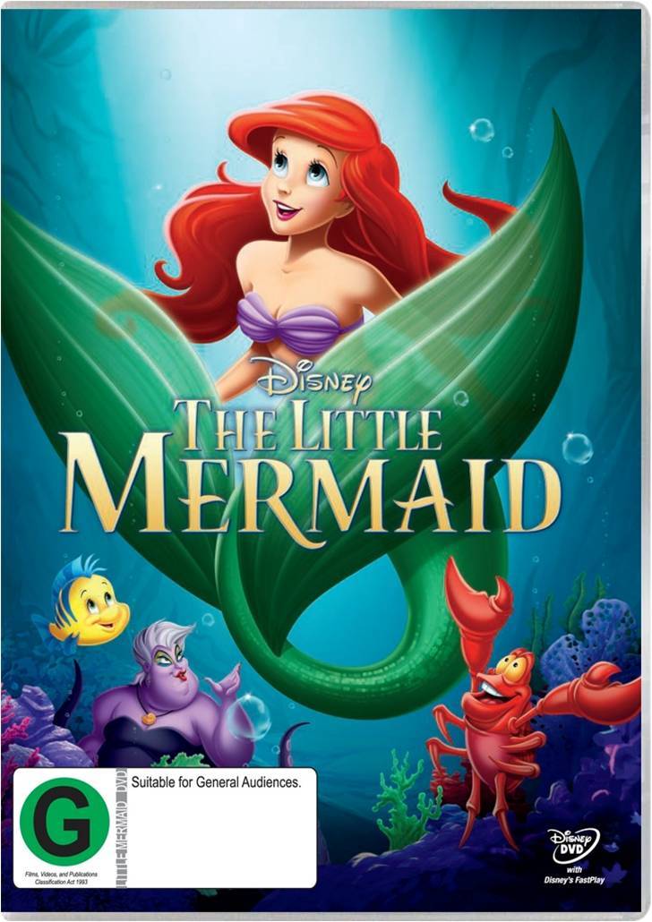 The Little Mermaid on DVD image