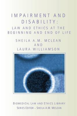 Impairment and Disability by Sheila Mclean image