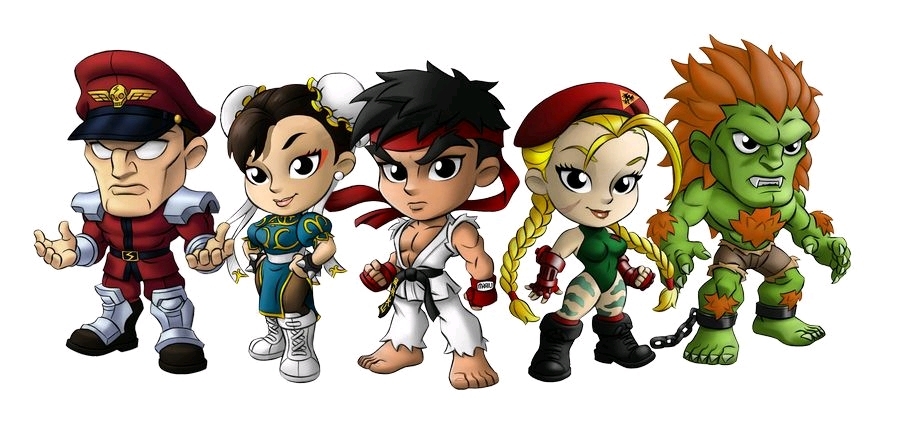 Street Fighter - Lil' Knock-Outs Mini Figures - Series 1 (Blindbox)