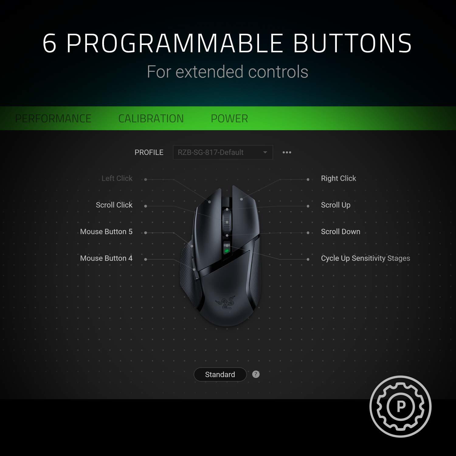 Razer Basilisk X HyperSpeed Wireless Gaming Mouse for PC image