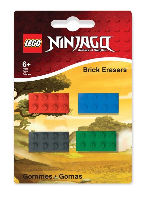 LEGO Ninjago: Mini-Erasers Set - 4-Pack