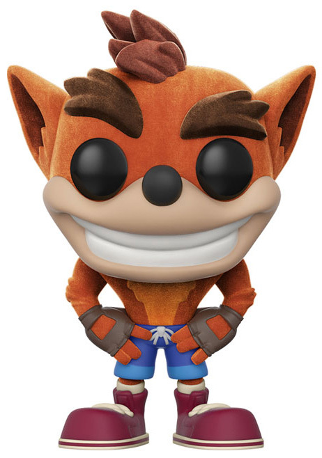 Crash Bandicoot (Flocked) - Pop! Vinyl Figure