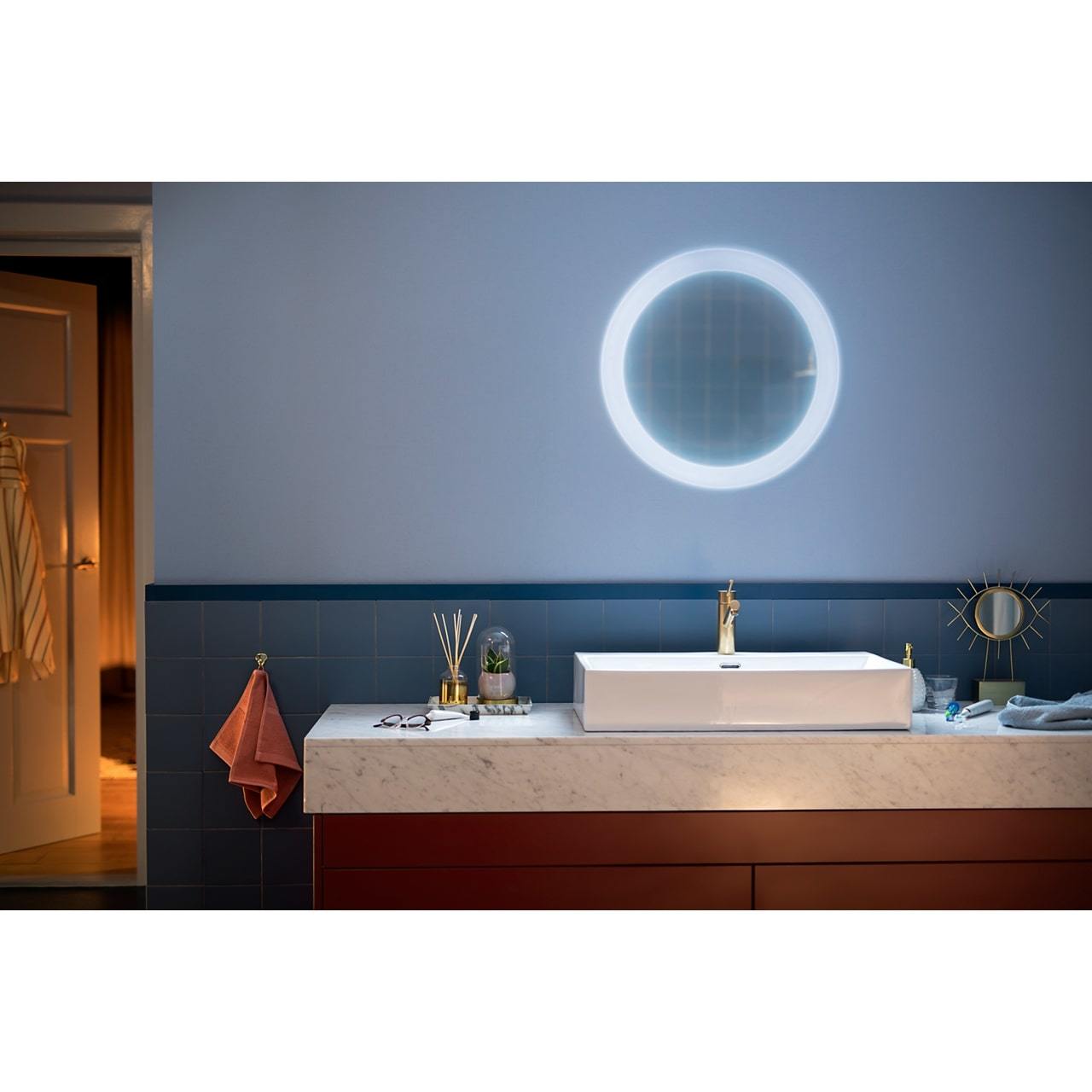 Philips Hue Bathroom Adore Lighted Mirror at Mighty Ape NZ