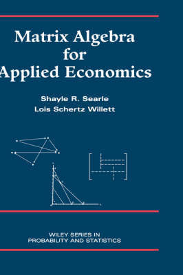 Matrix Algebra for Applied Economics by Shayle R Searle image