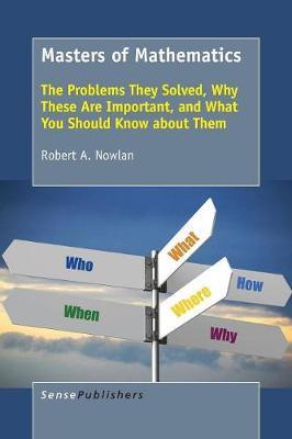 Masters of Mathematics by Robert A. Nowlan image