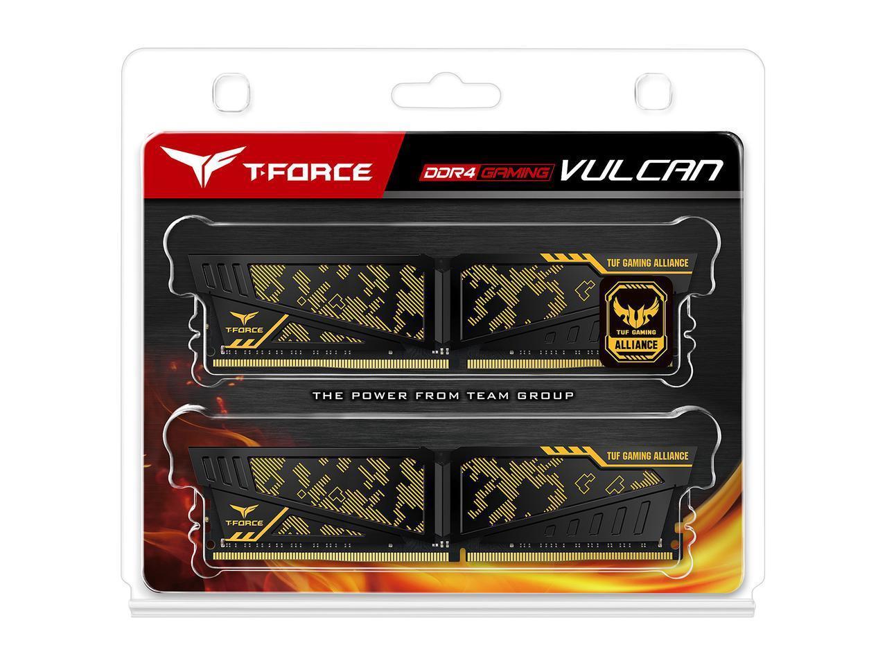 2x8GB Teamgroup Vulcan TUF Gaming Alliance 3200MHz DDR4 Gaming RAM