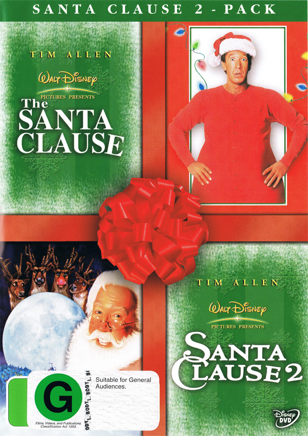 Santa Clause 2-Pack (Santa Clause / Santa Clause 2) (2 Disc Set) on DVD image