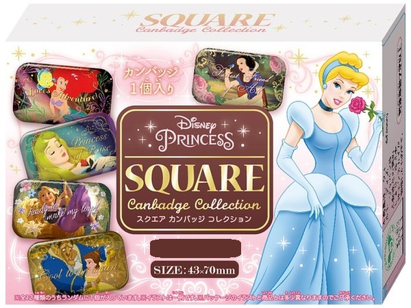 Disney Princess: Square Can Badge - Blind box