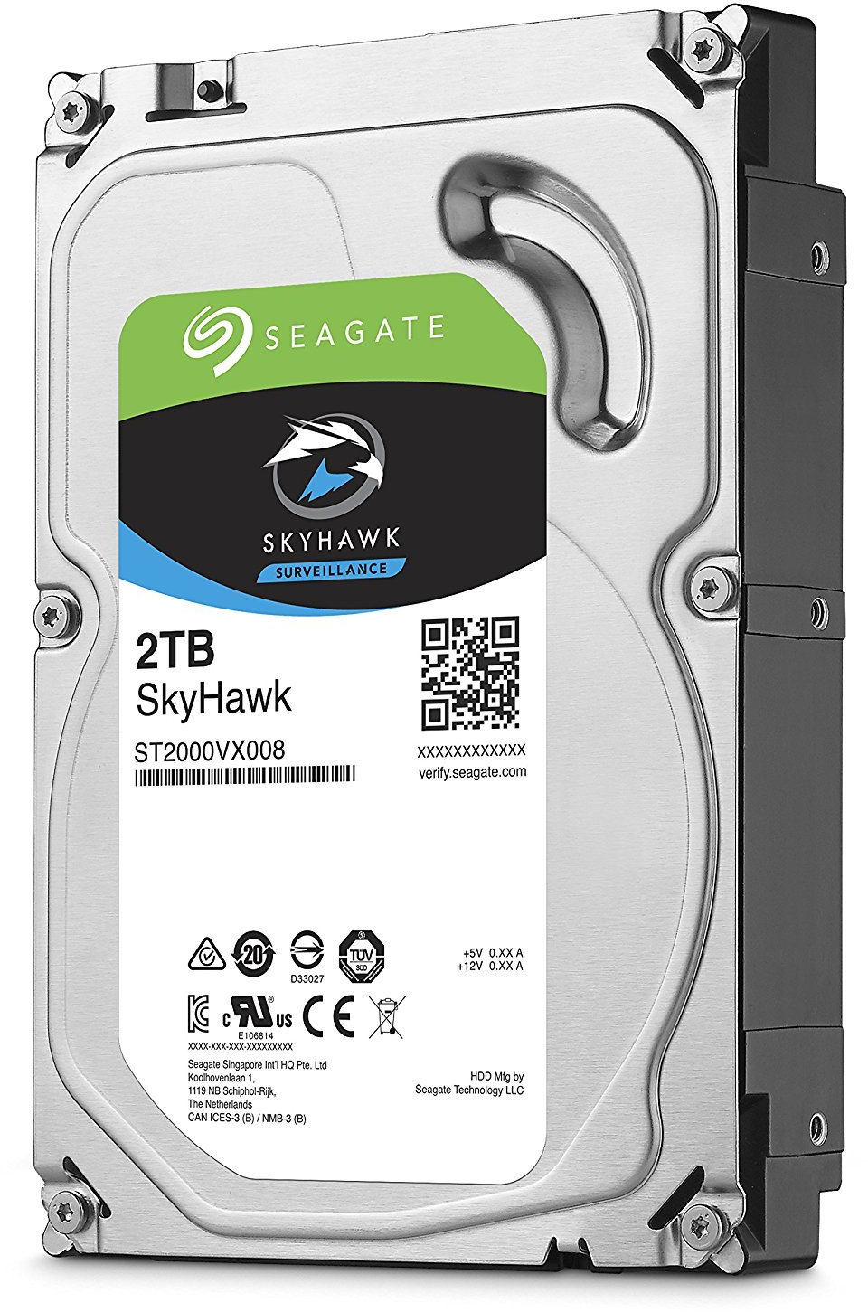 2TB Seagate SkyHawk Surveillance 3.5" SATA HDD image