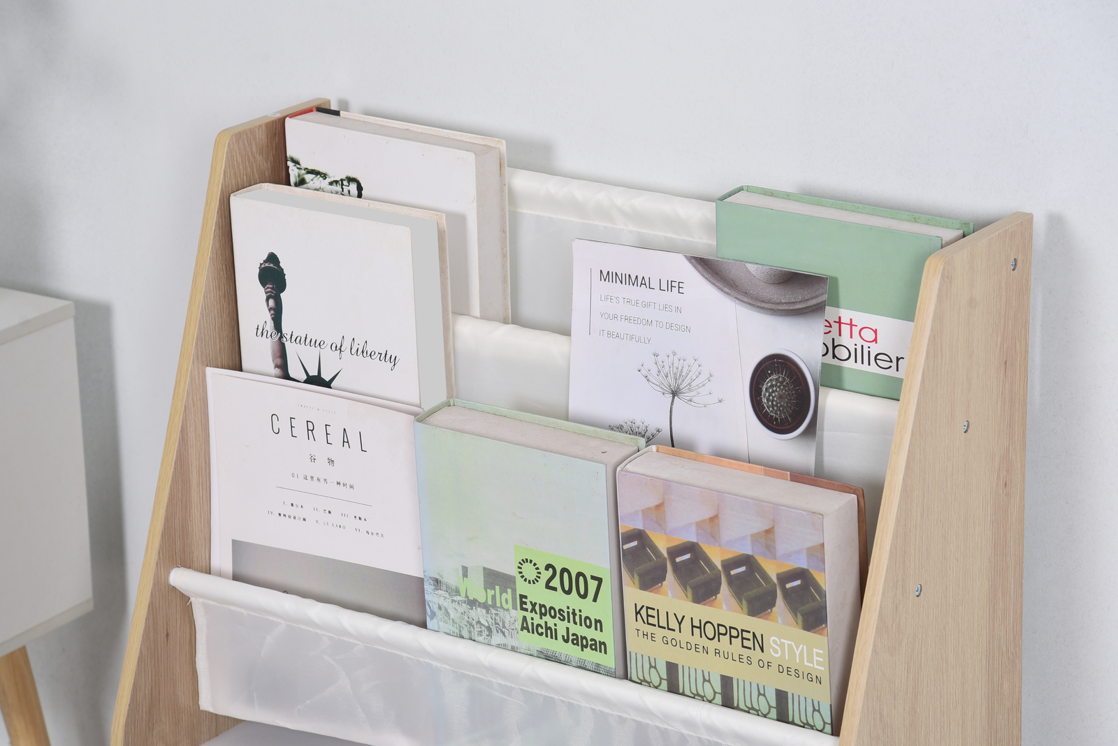 Buy Wooden Bookshelf with Storage Bins at Mighty Ape NZ