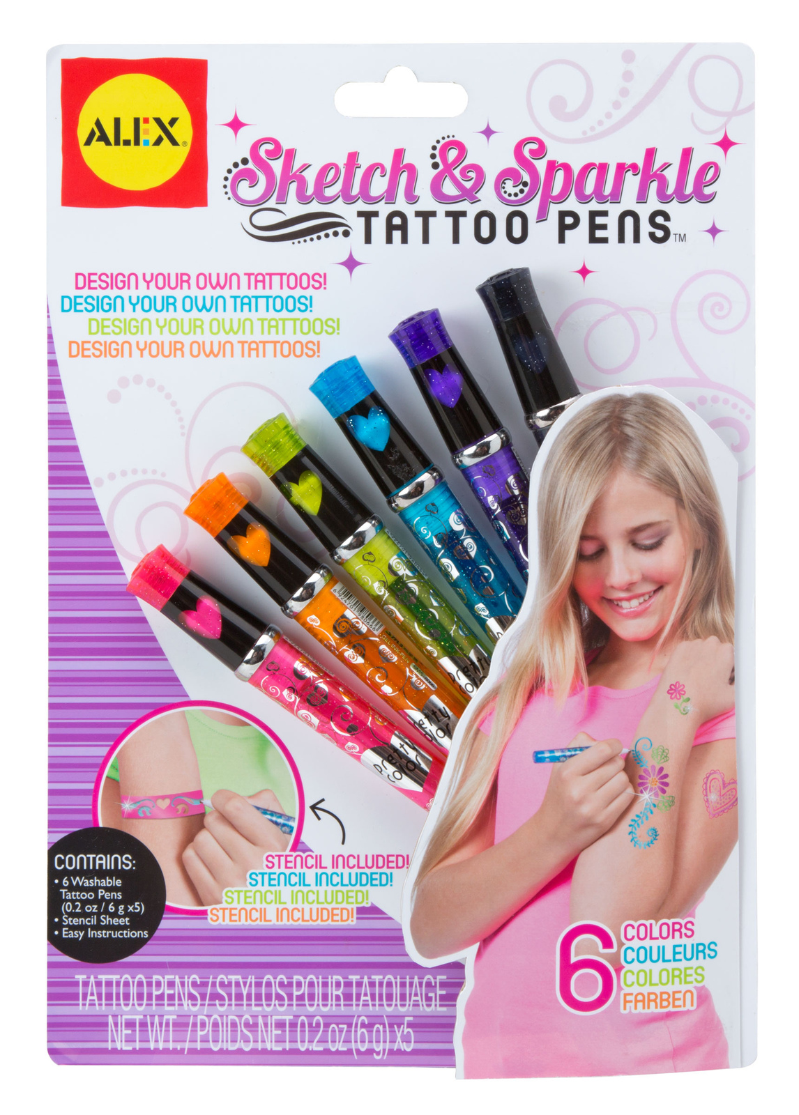 Alex: Sketch & Sparkle Tattoo Pens