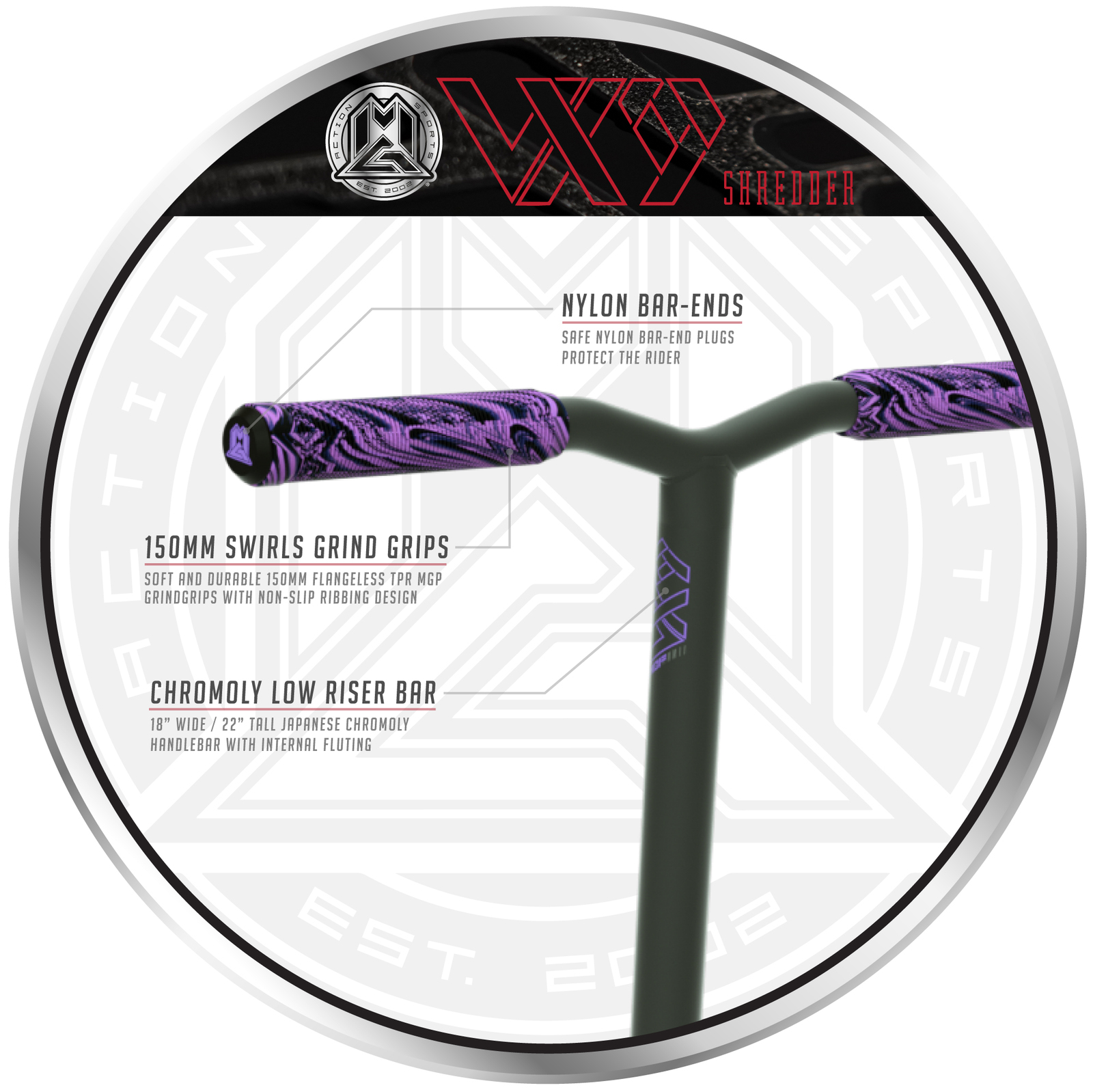 MADD Gear: VX9 Shredder Scooter - Purple image