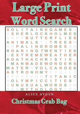 Large Print Word Search by Alice Ayden image