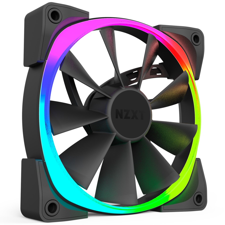 120mm NZXT Aer RGB - Digitally Controlled RGB LED Fan for Hue+ image