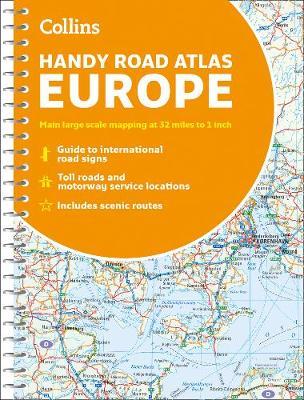 Collins Handy Road Atlas Europe by Collins Maps image