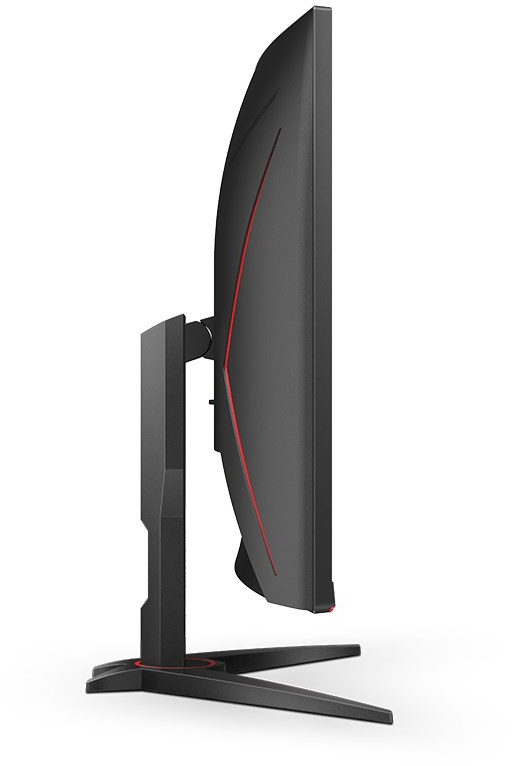 32" AOC 1080p 165Hz 1Hz Curved FreeSync HDR Gaming Monitor image