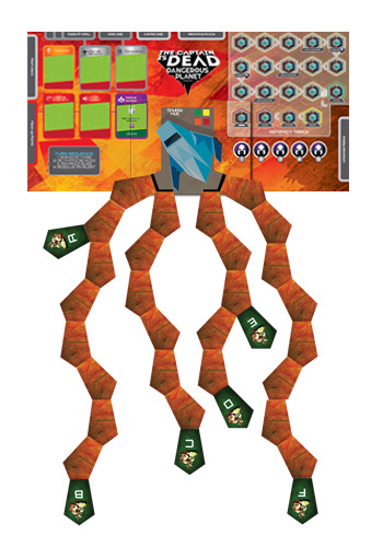 The Captain is Dead: Dangerous Planet - Board Game image